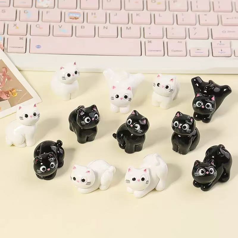 【可爱卡通罗小黑战记】树脂黑猫萌粒diy饰品