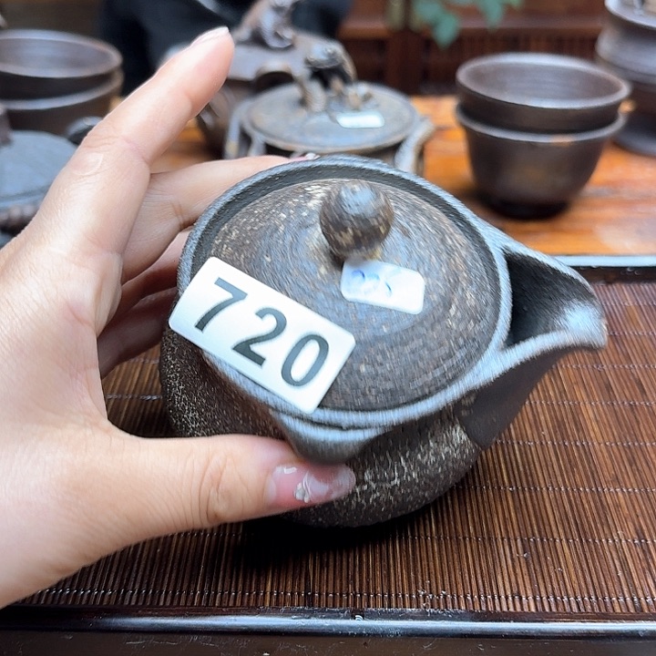 纯手工制作粗陶茶具