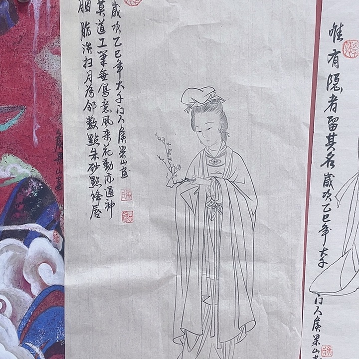国画侯老师手绘作品音