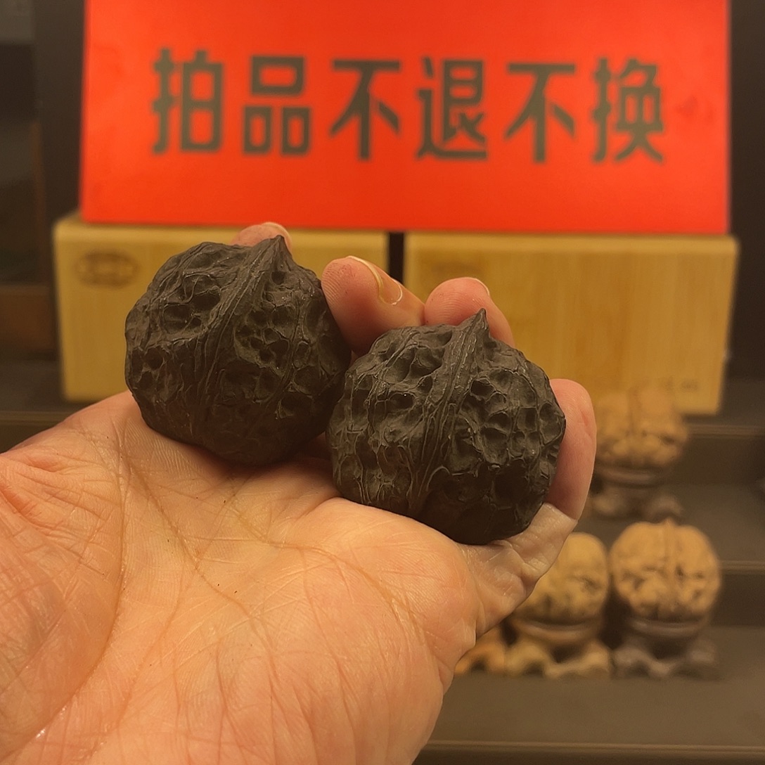 文玩核桃把件黑天使