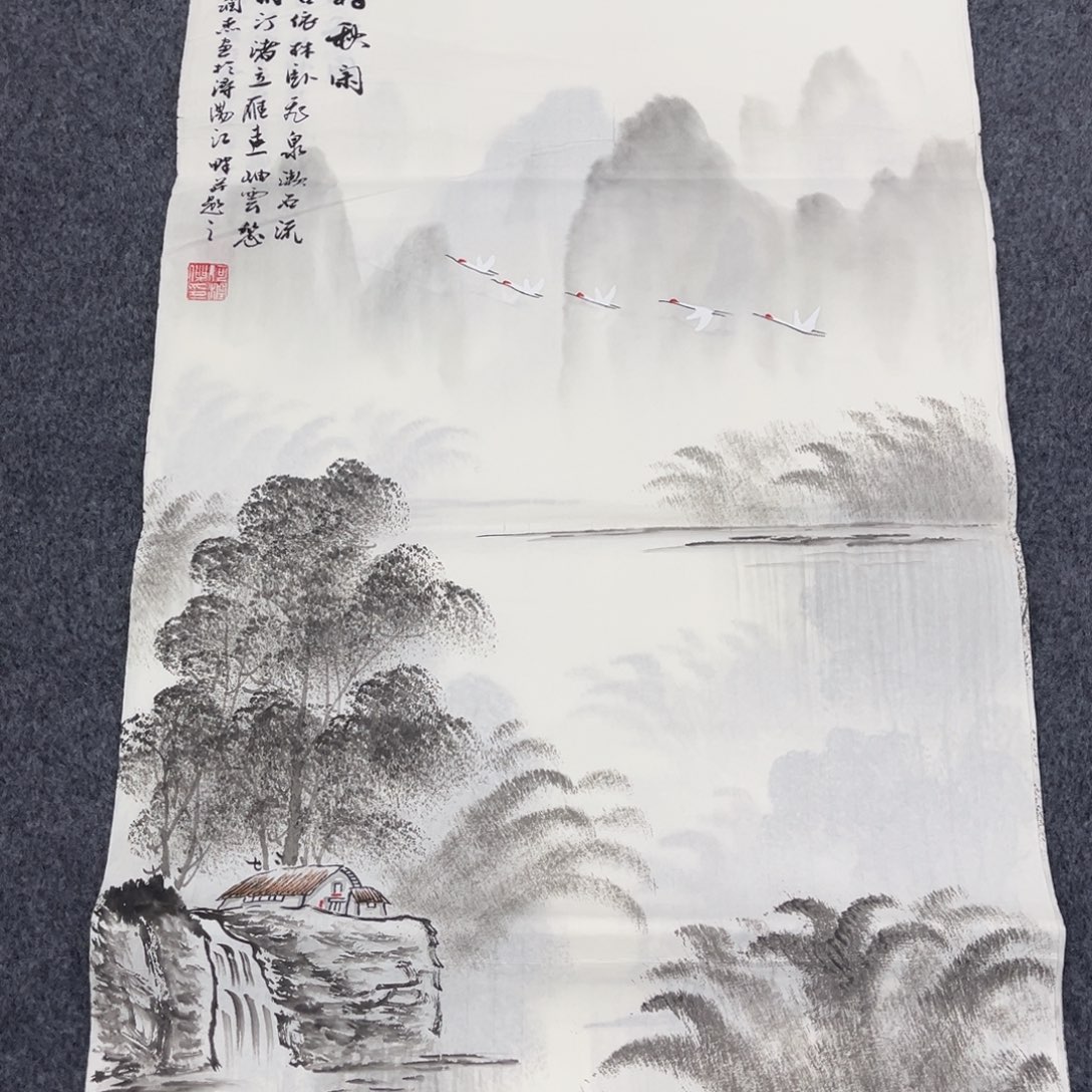 国画宣纸国画手绘作品