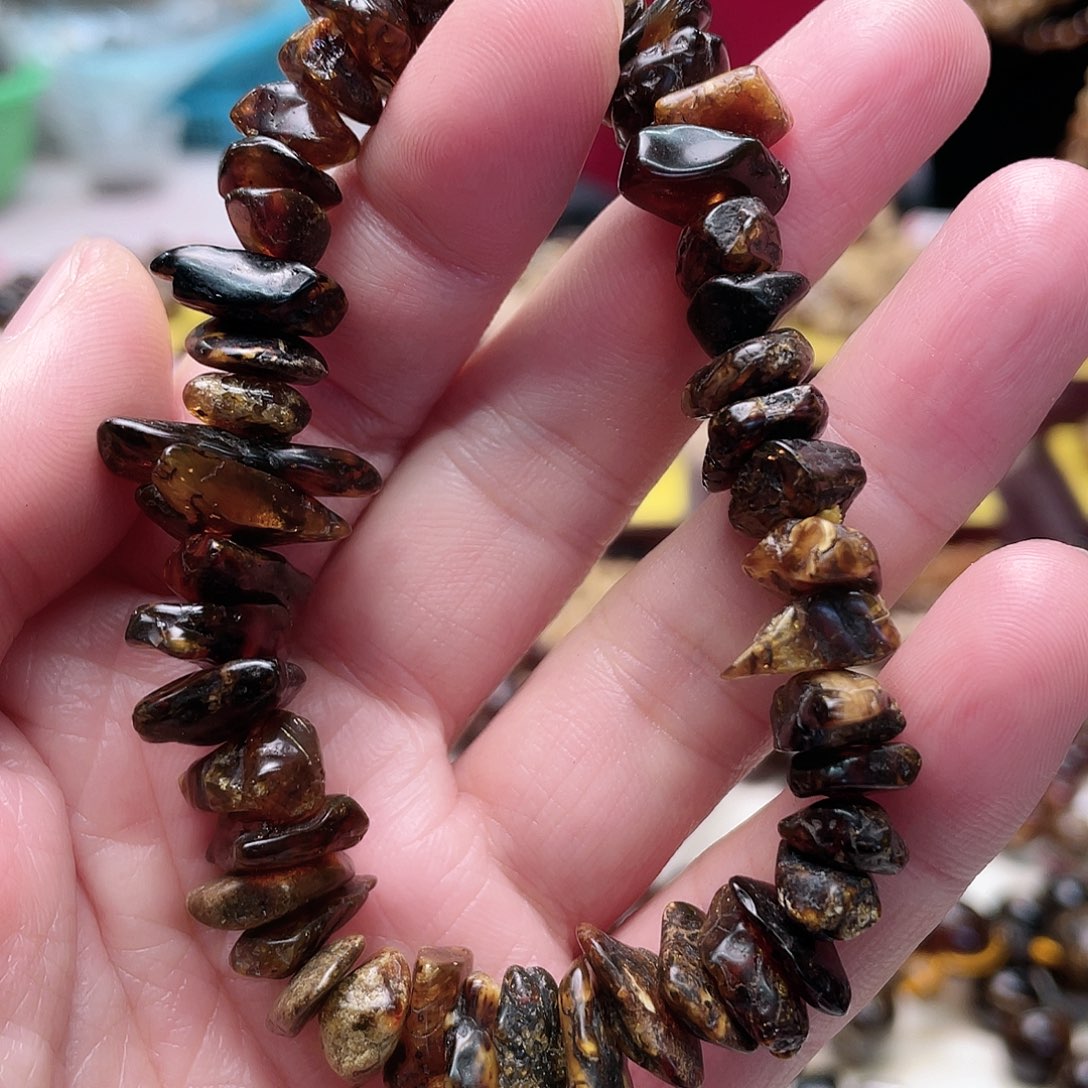 琥珀裸石未镶嵌大