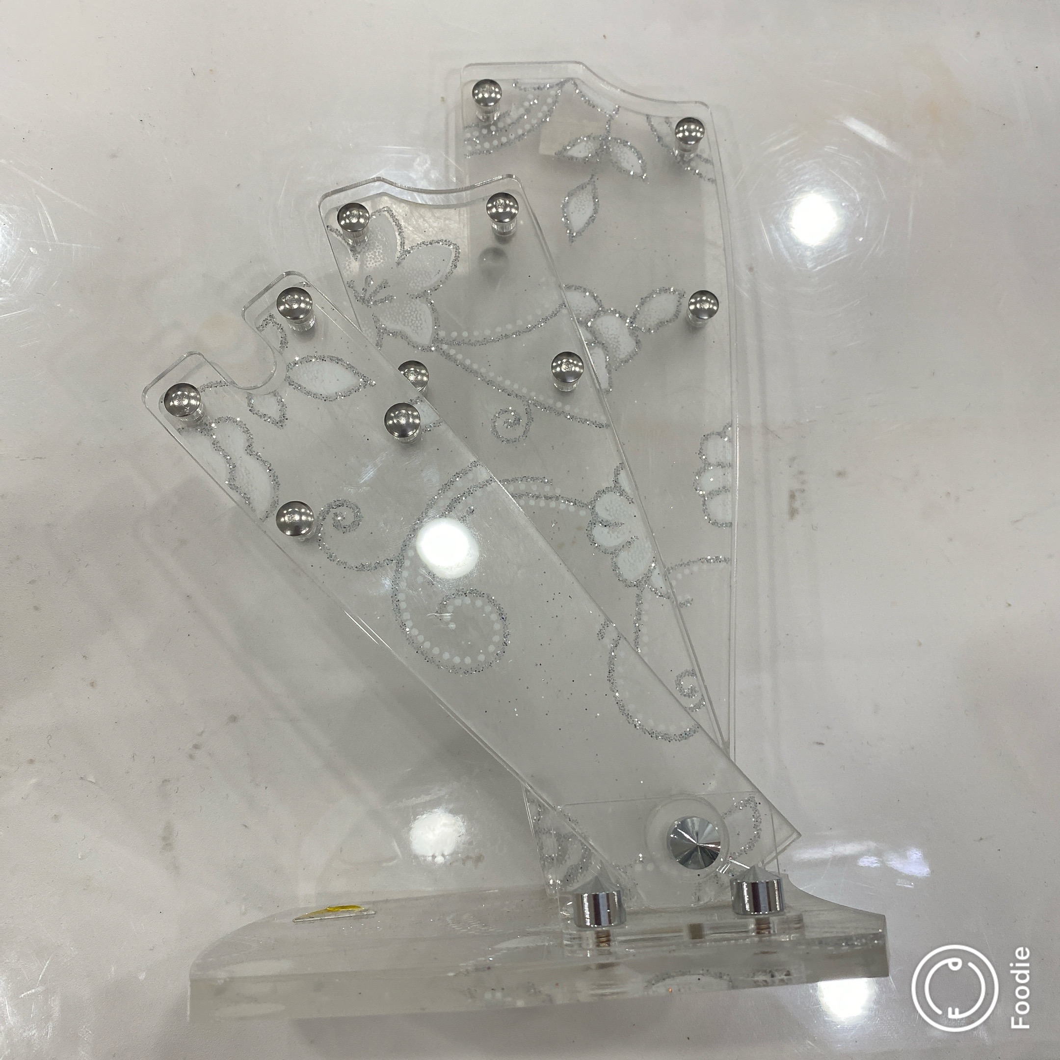 韩厨姐妹专属~韩国透明亚克力刀展示架