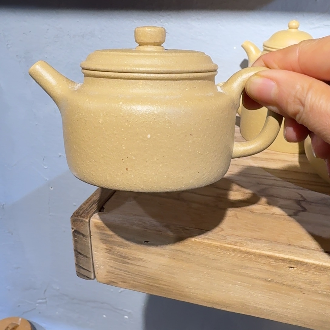 本山绿泥茶壶梨皮微瑕150毫升