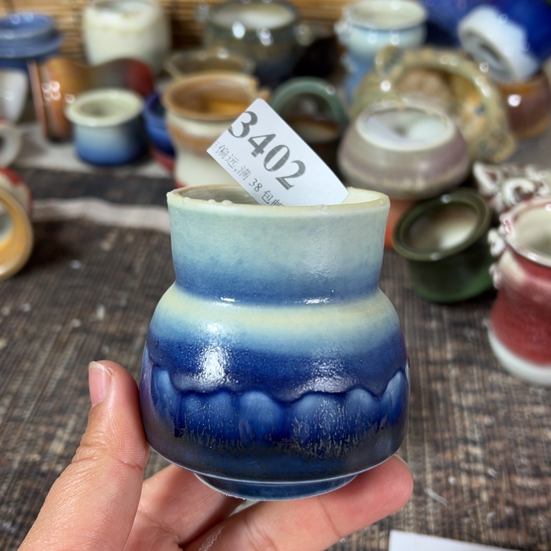 红陶景德镇手工花盆