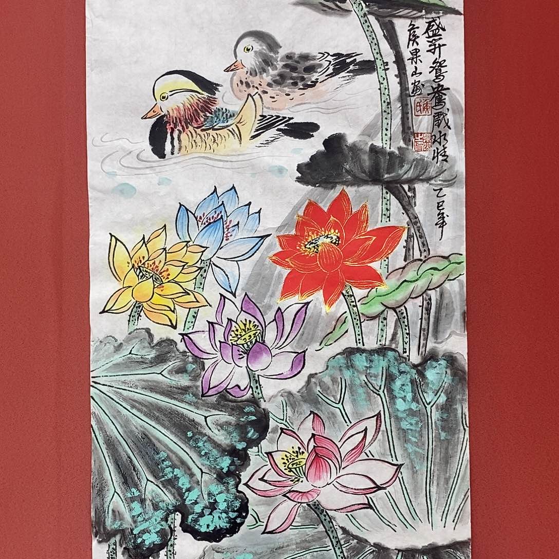 国画大风堂嫡传-侯果山老师作品路 