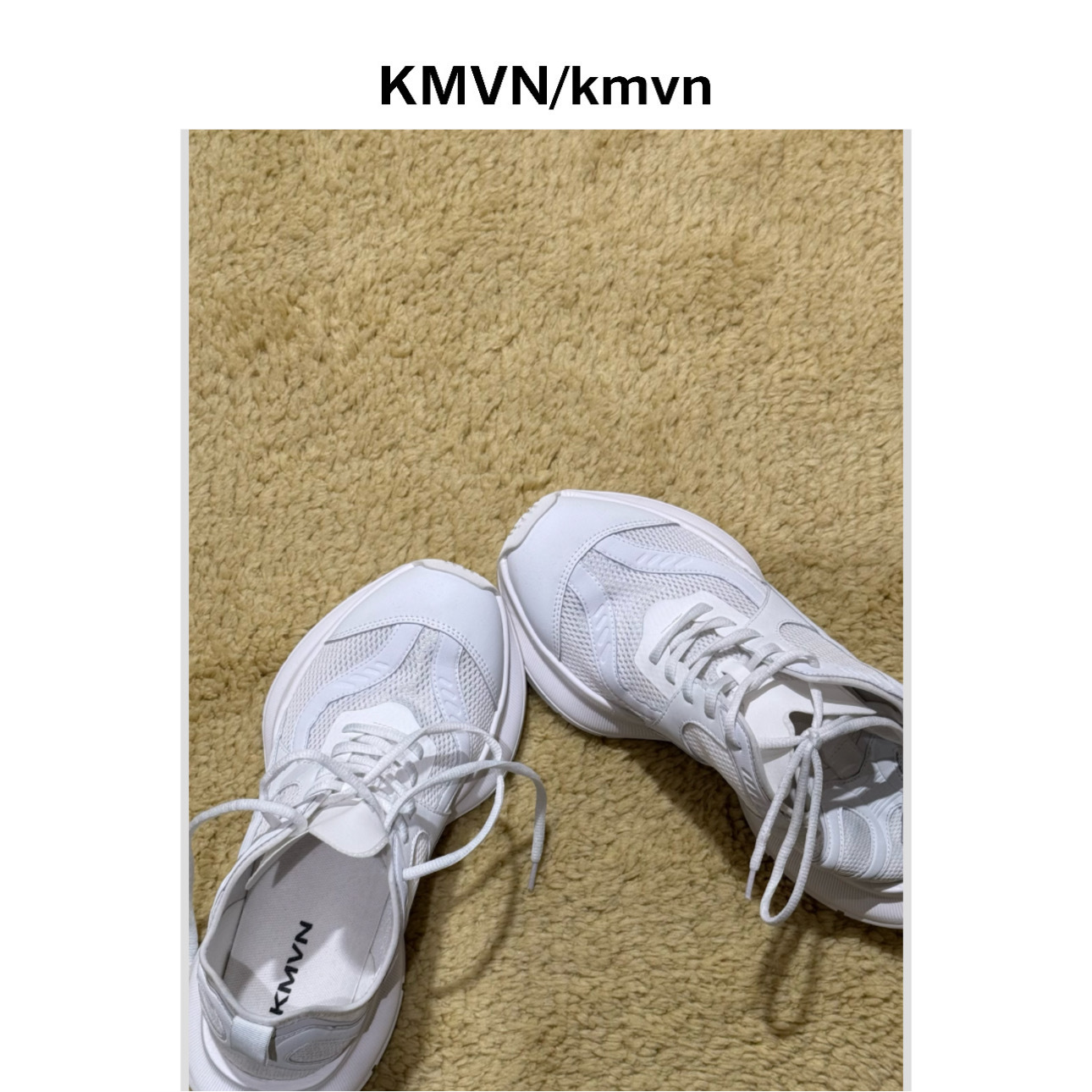 kmvn/kmvn【羽毛】2025春季新款时尚百搭原创设计休闲运动鞋