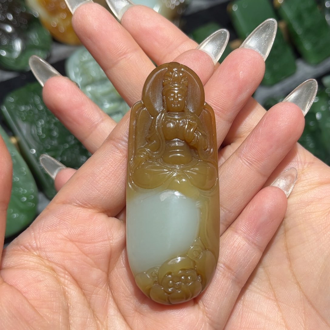 和田玉挂件未镶嵌