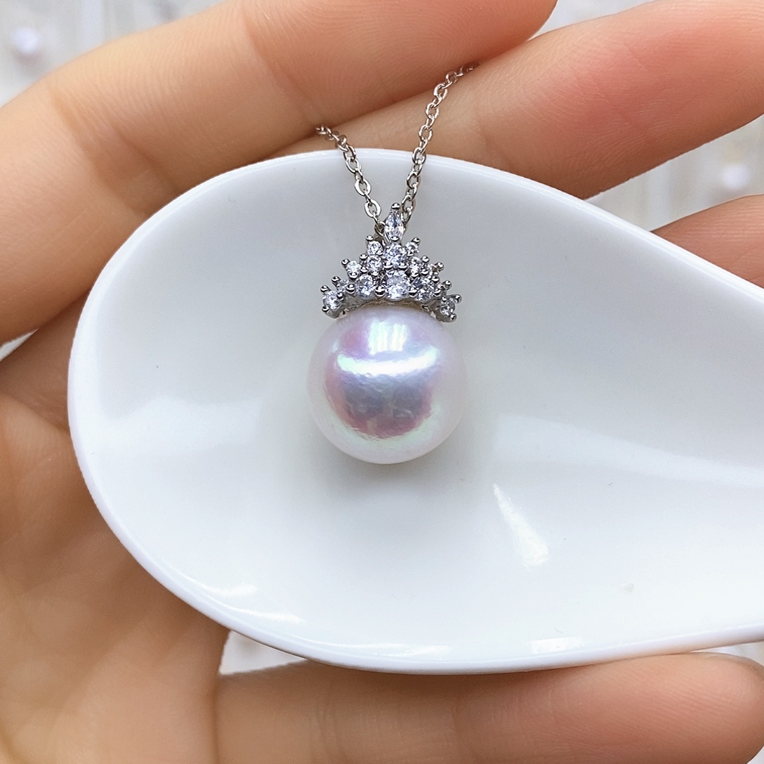 淡水珍珠合金颈饰
