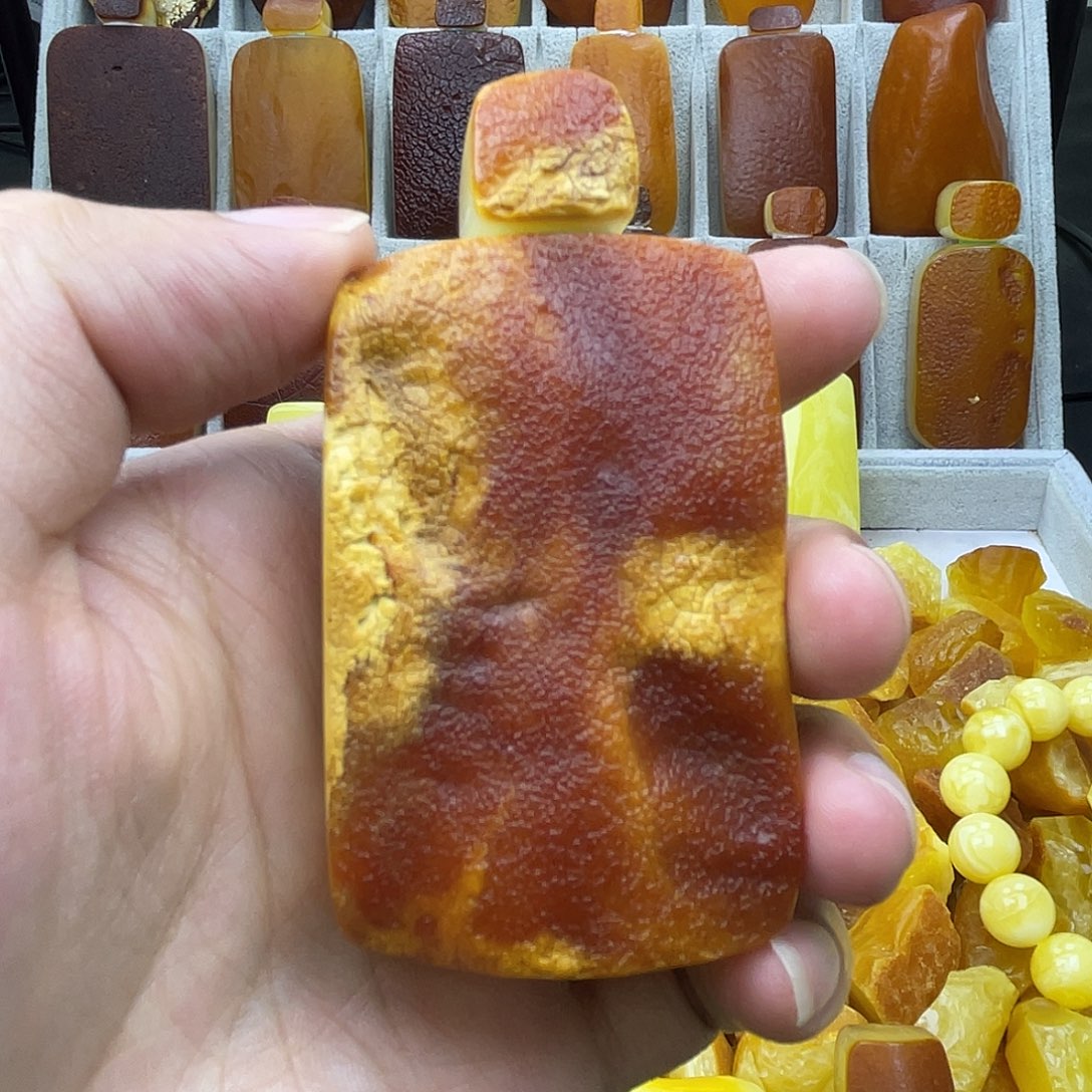 定制蜜蜡未镶嵌花蜡