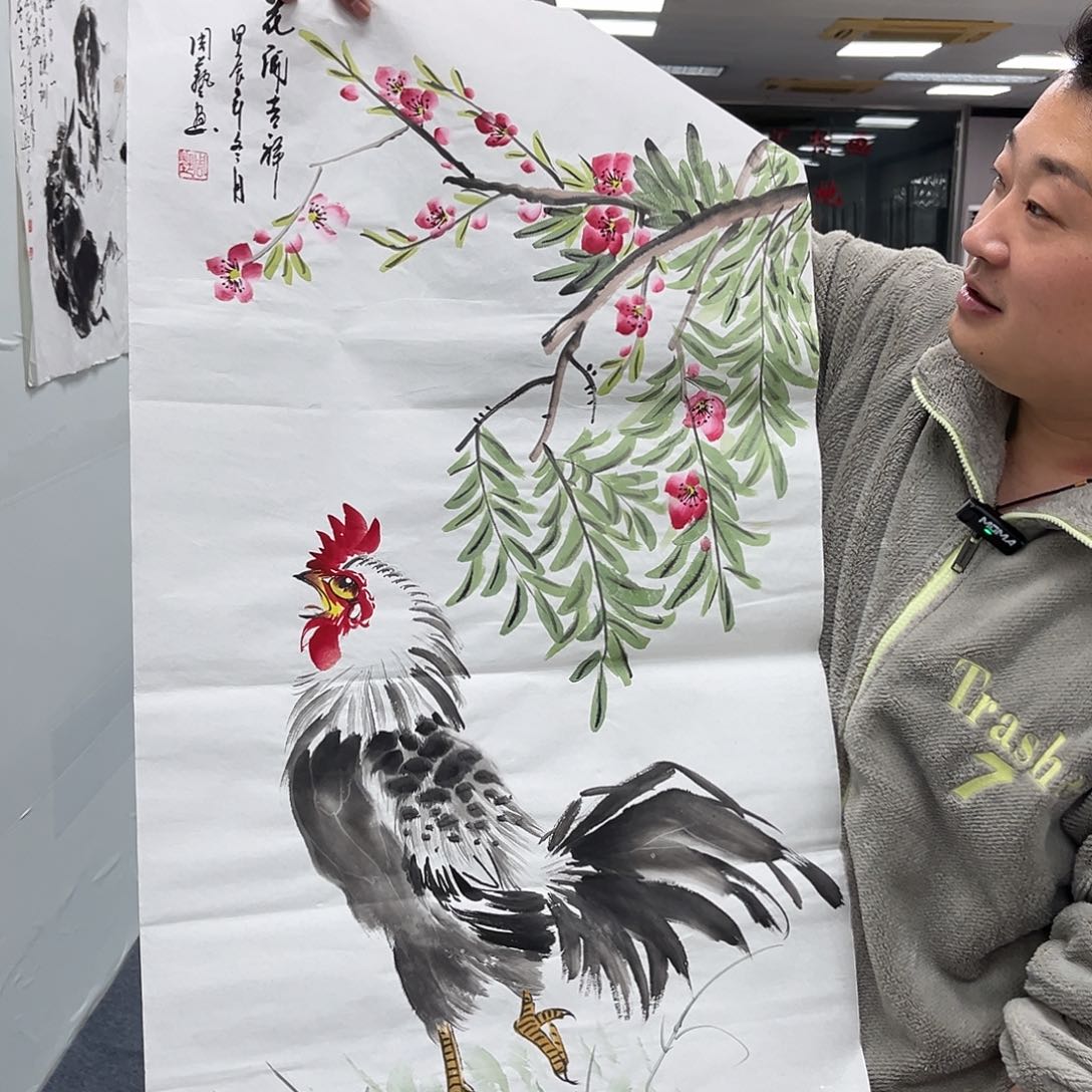 国画国画作品纯手绘宣纸