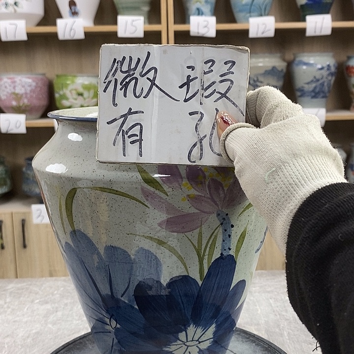 缸13xc景德镇陶瓷花盆