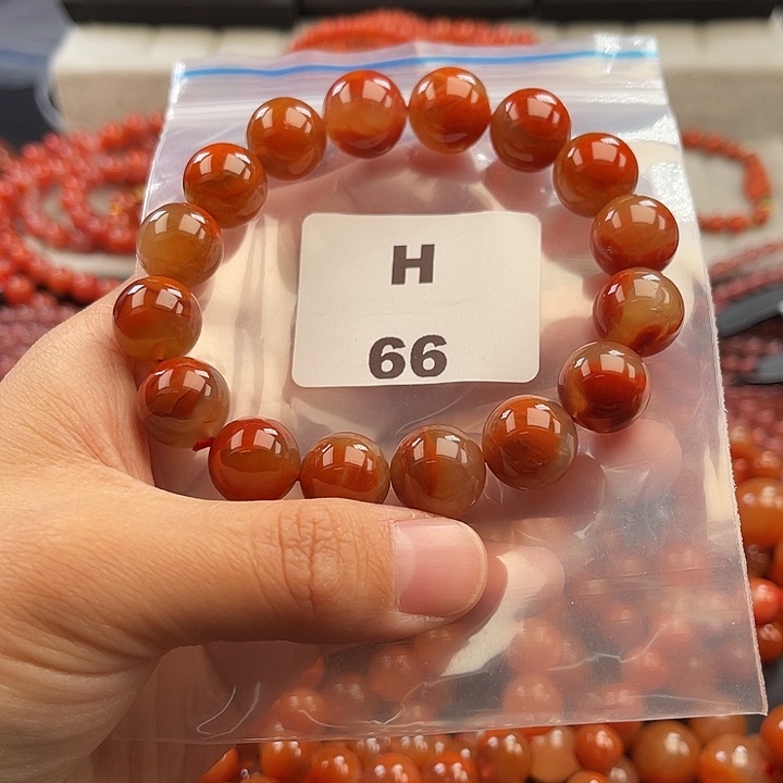 南红玛瑙未镶嵌多样性发货默认微瑕称重13mm