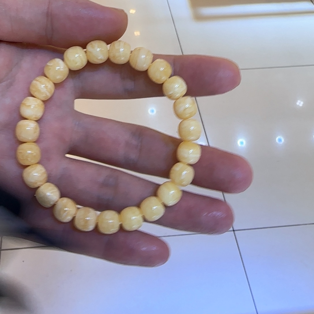 手链琥珀未镶嵌蜜蜡