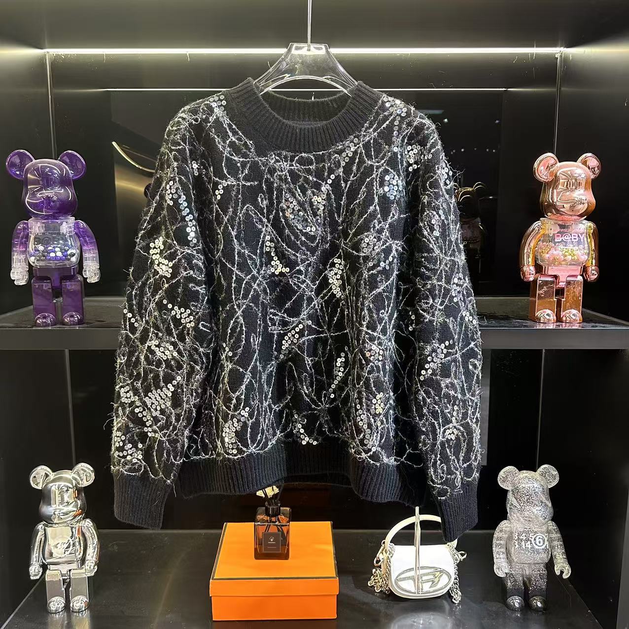 【DAXIU轻奢】秋冬纹路设计款女款保暖羊毛打底283-106