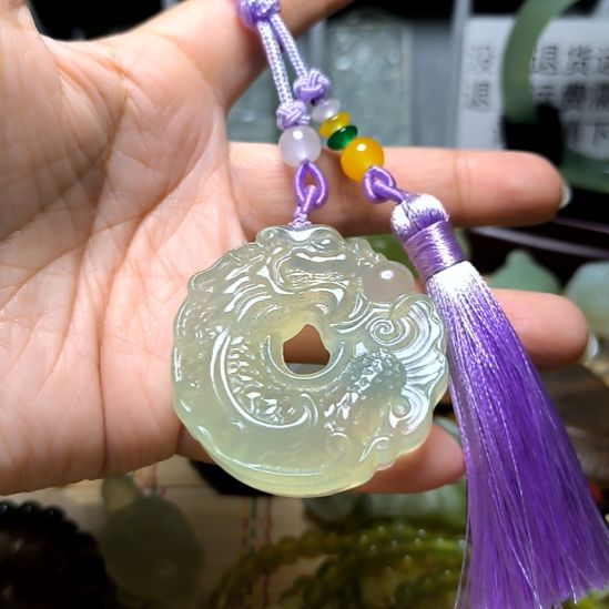 未镶嵌岫玉吊坠(不含链)