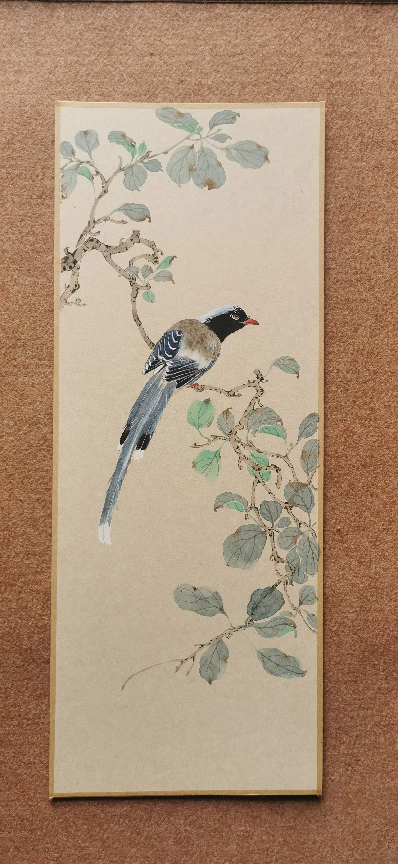 清沐斋手工加厚软卡包边褚皮熟宣古法画片