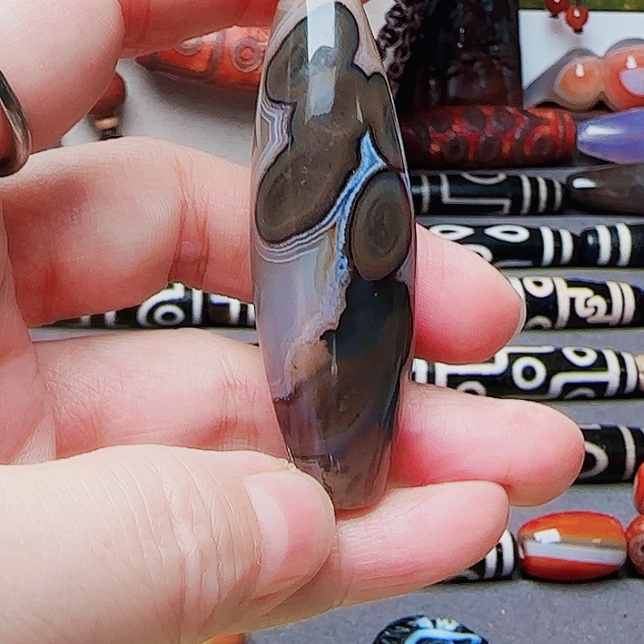 玛瑙/玉髓合金珠宝半成品