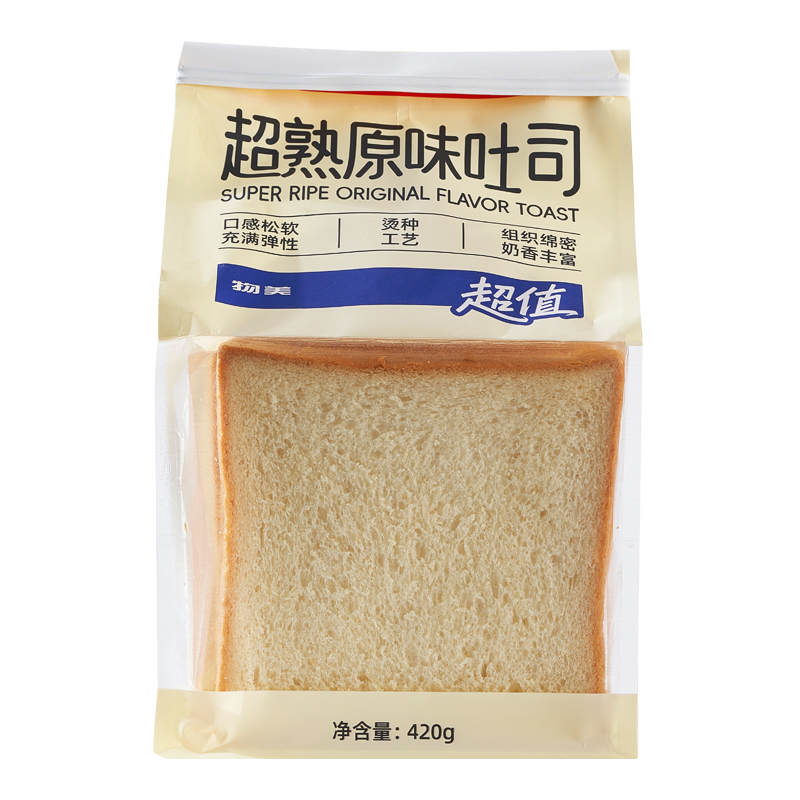 【物美超值】超熟原味吐司 420g