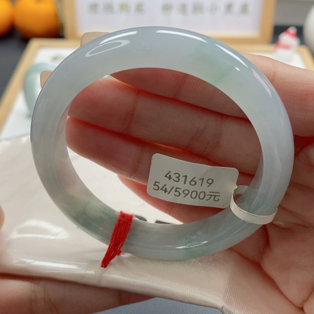 翡翠手镯未镶嵌天然A货翡翠手镯