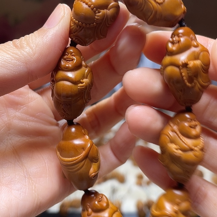 橄榄核手串/手链小金条