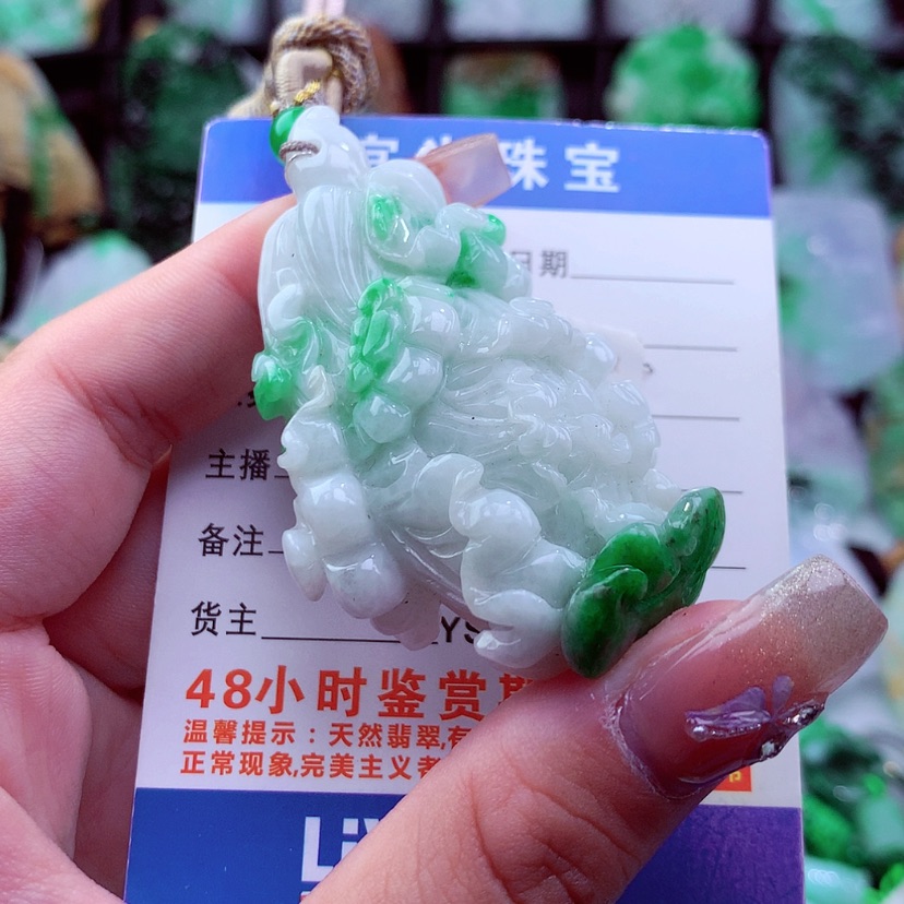 【闪购商品】翡翠颈饰未镶嵌挂件