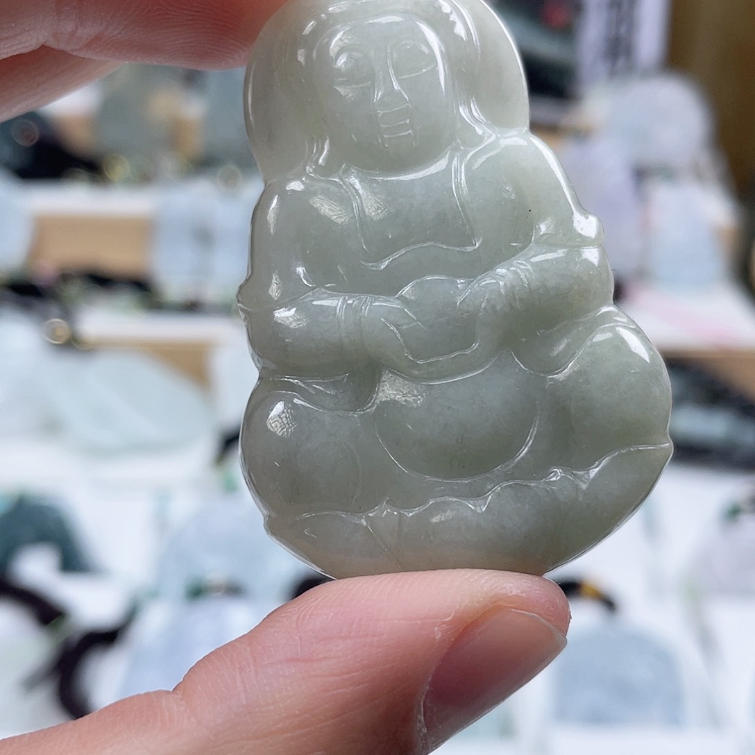 翡翠颈饰未镶嵌0920挂件