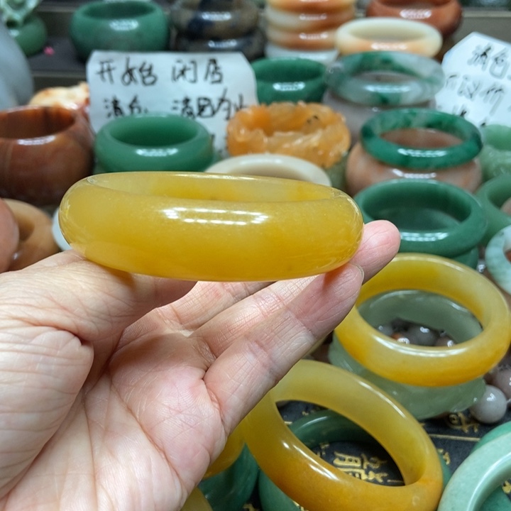 石英质玉手镯未镶嵌秀*@