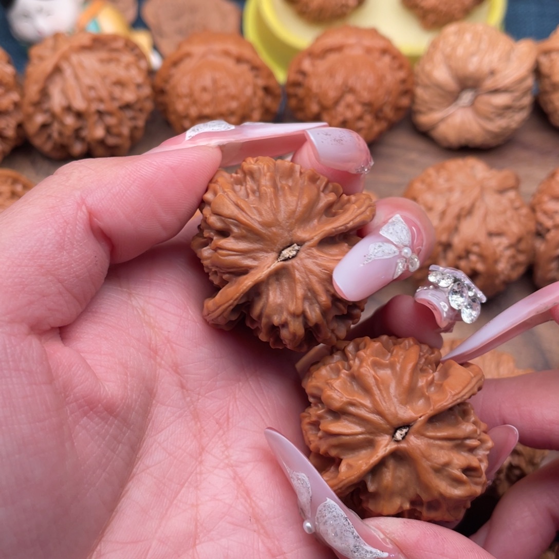 情***定把件文玩核桃全品龙鳞纹39