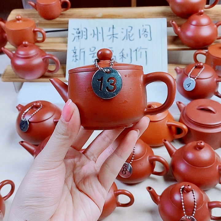 潮州朱泥壶手拉汉瓦100