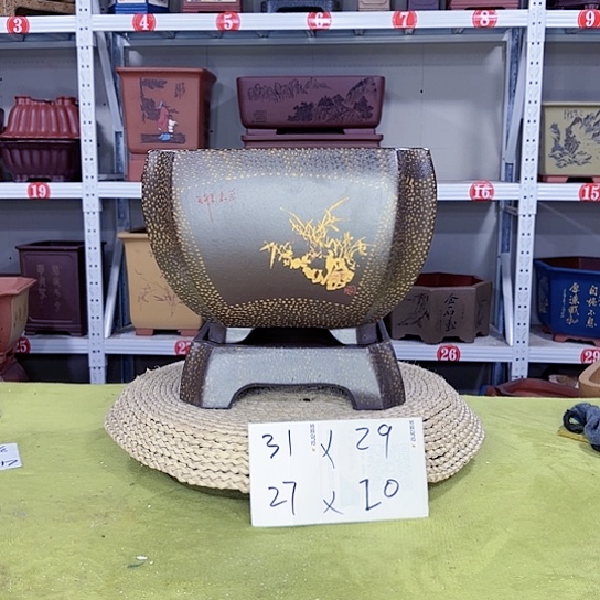 紫砂花盆宜兴紫砂厂