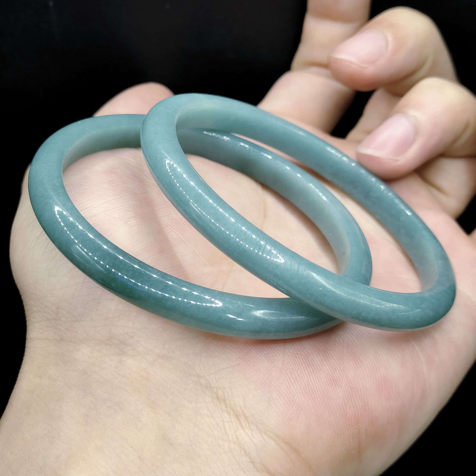 【老三珠宝】翡翠细条手镯GS【多样性发其一】圈口52-64mm