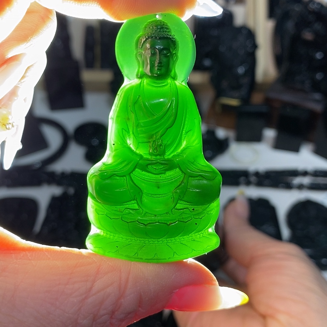 岫玉未镶嵌纯天然岫玉颈饰