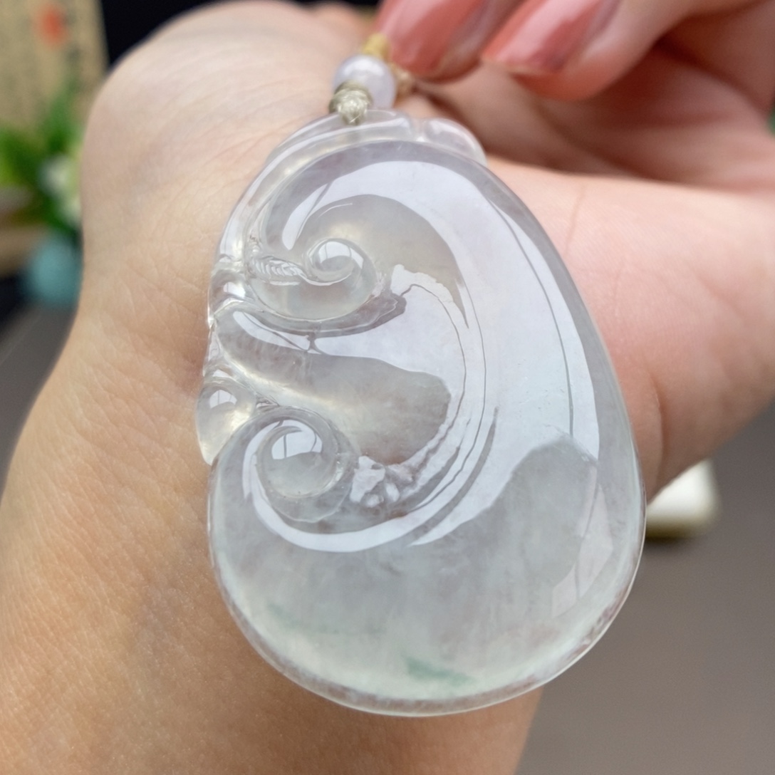 翡翠未镶嵌颈饰吊坠41