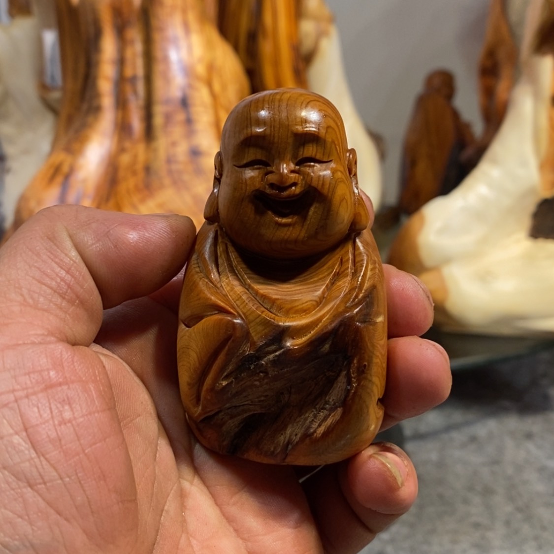 【闪购商品】柏木（崖柏）木雕工艺品摆件家居装饰手把件