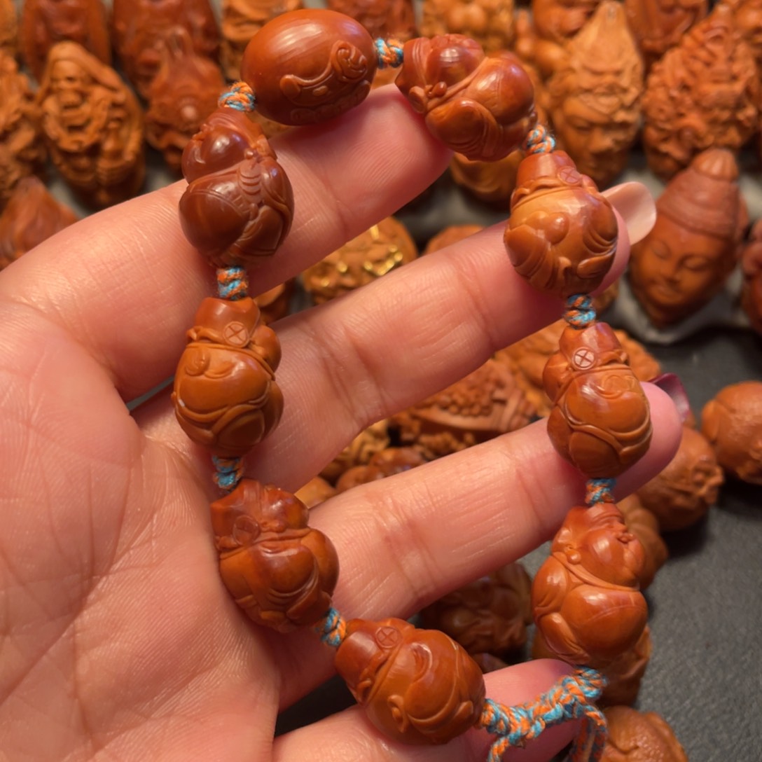 【闪购商品】手串/手链橄榄核小海派财神