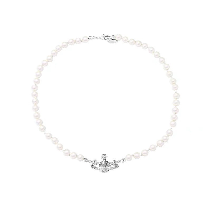 铜合金项链 简约珠珠项链1065