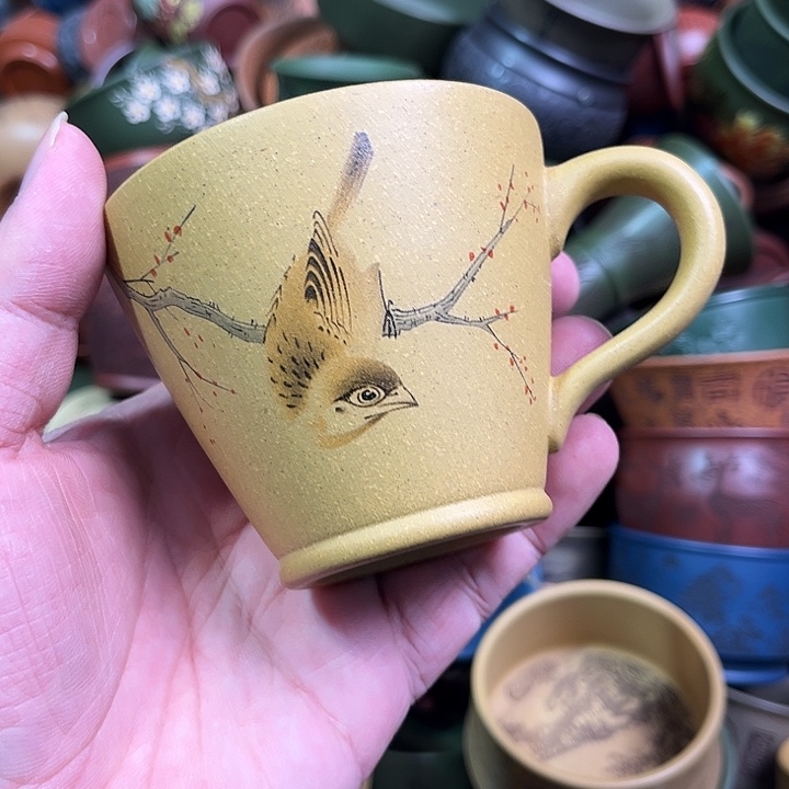 紫砂茶杯全手工紫砂主人杯