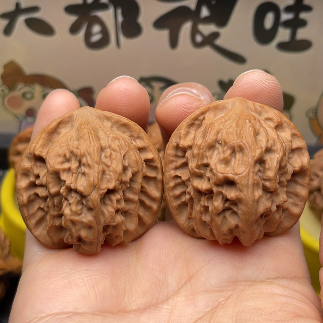 吊坠文玩核桃39野狼
