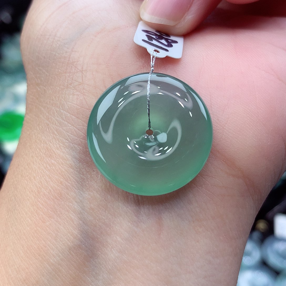 颈饰未镶嵌翡翠编号43尺寸22.9-5.9