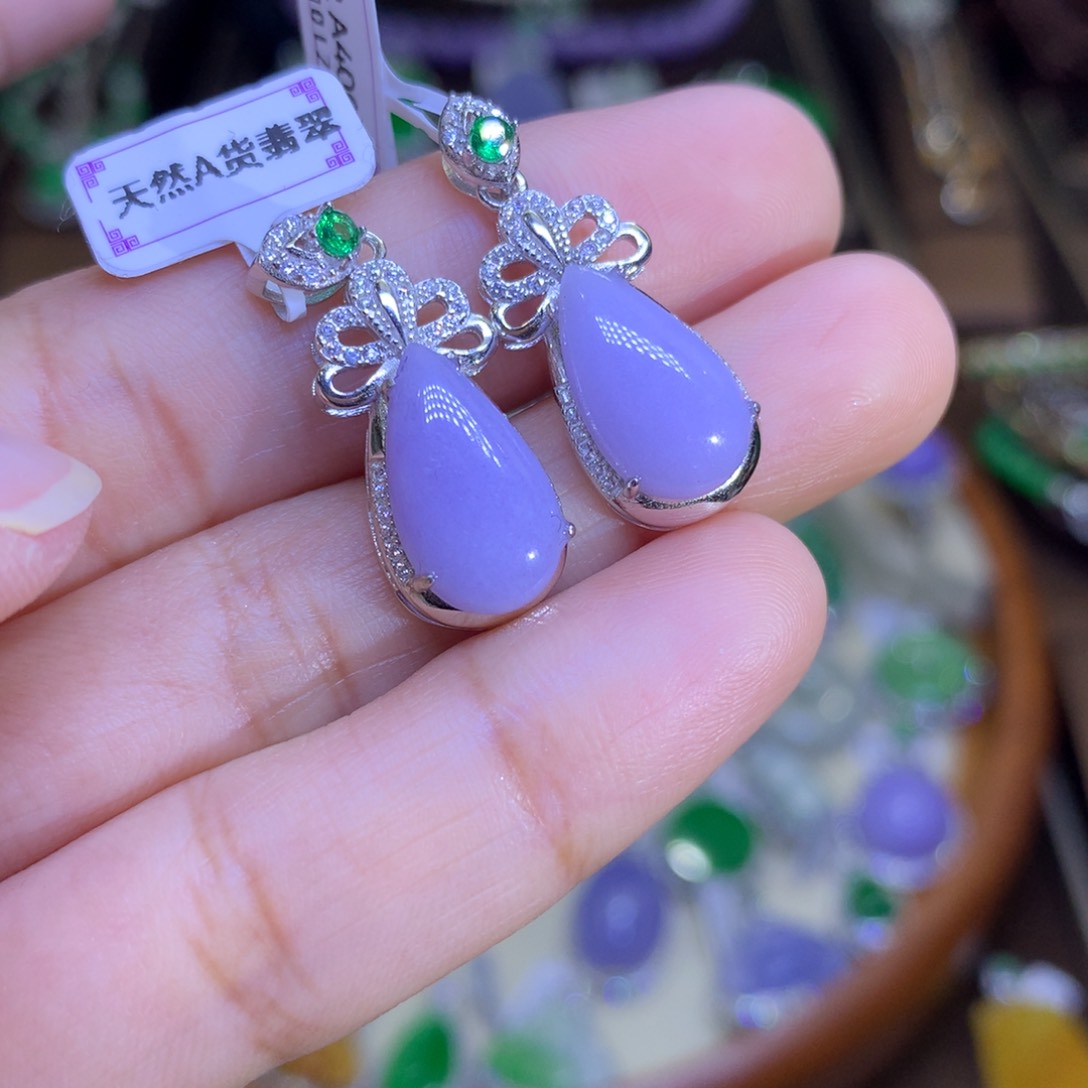 翡翠颈饰银S925镶嵌翡翠多样性