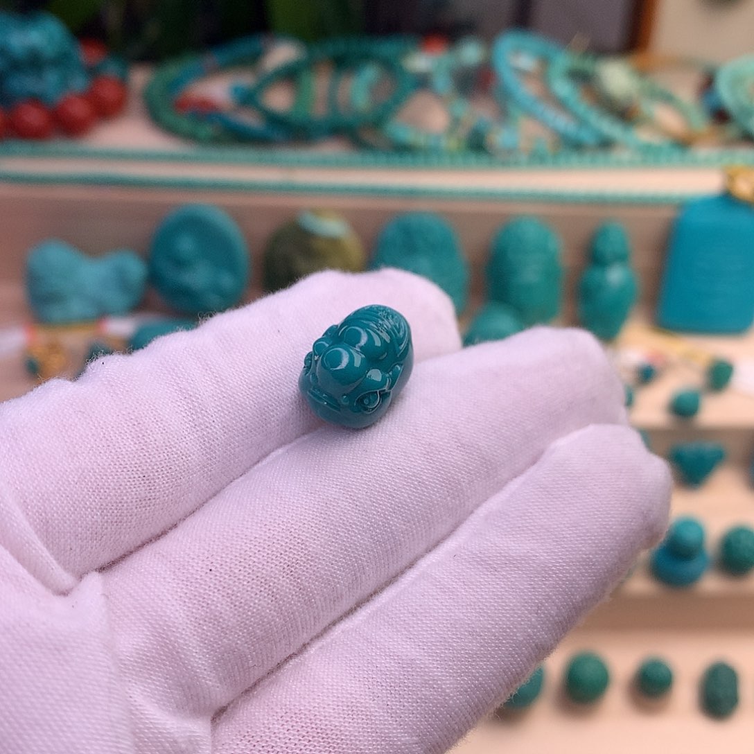 绿松石珠宝半成品未镶嵌