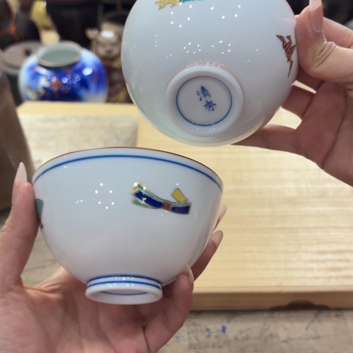 陶瓷古美术置物摆件