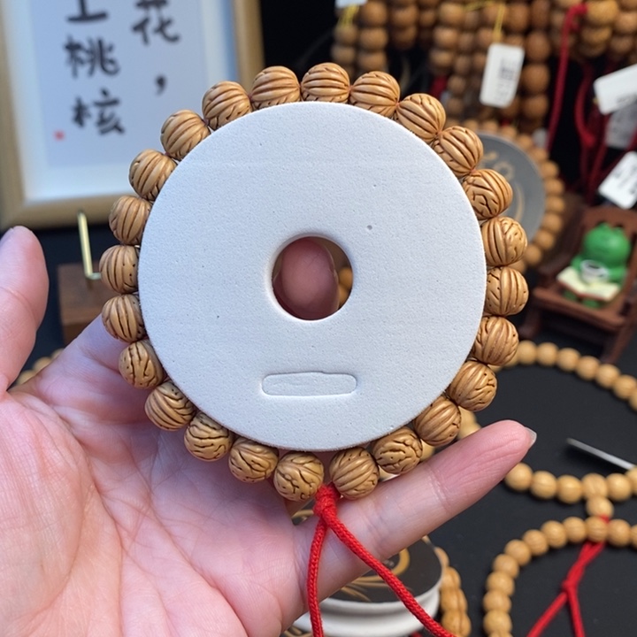 手串桃核定制古川大肠边尺10抛光尺寸误差0.5mm之间