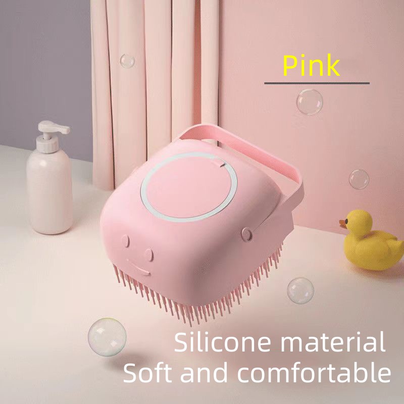 硅胶宠物洗澡刷猫狗通用可加液按摩清洁搓澡神器