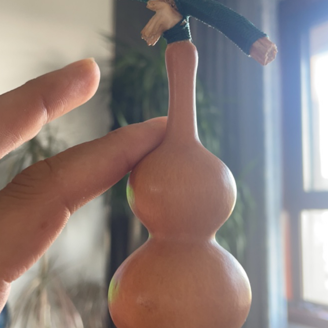 葫芦手把件天然文玩可盘玩摆件