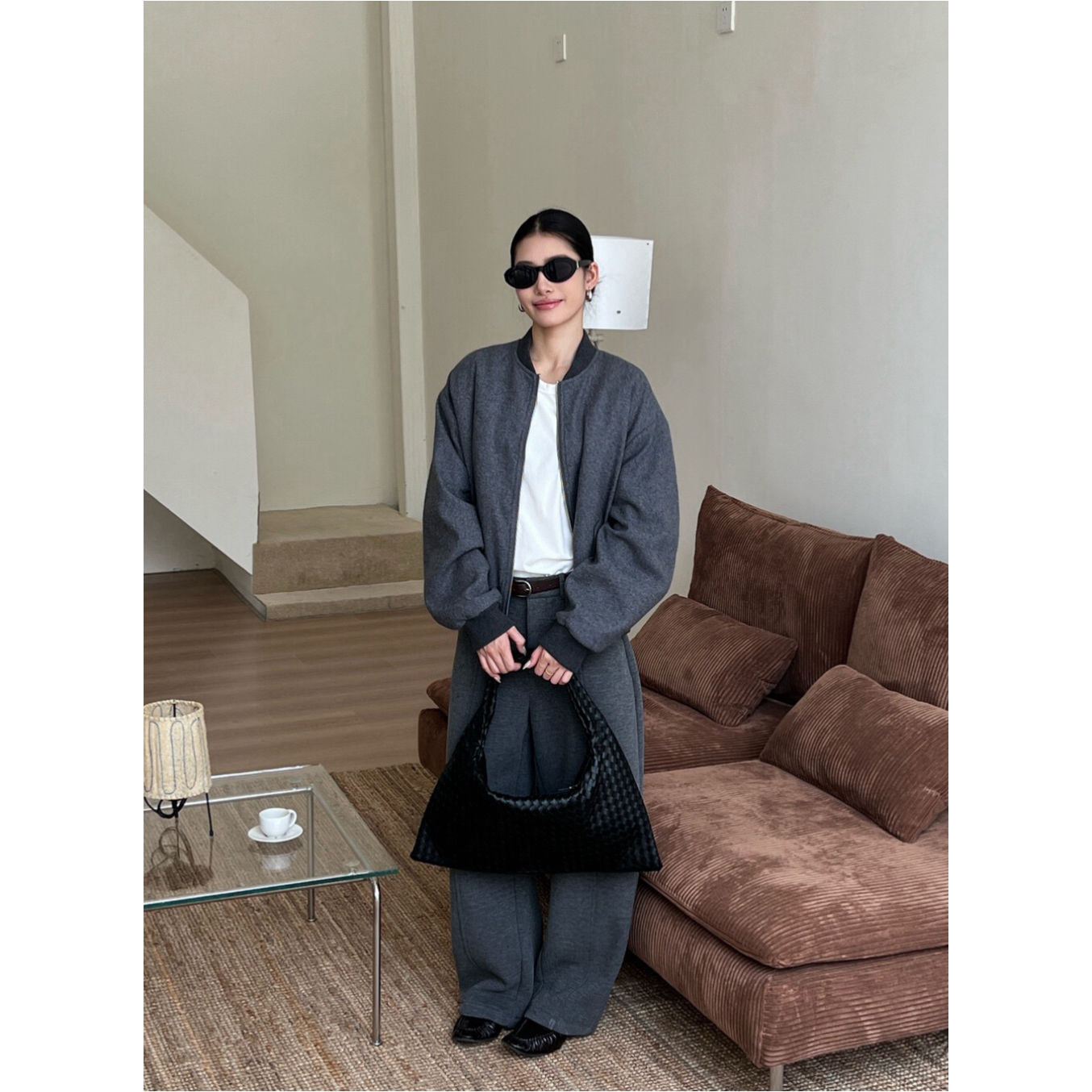 【NO退NO换】-有厚度夹棉的！极简休闲双拉链外套（UMA60306#）UMA