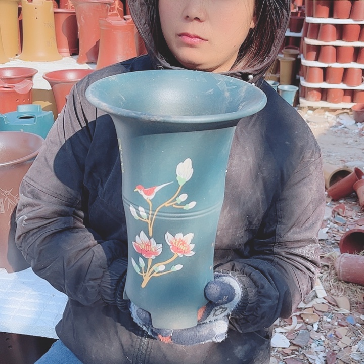 紫砂花盆宜兴紫砂精品花盆 