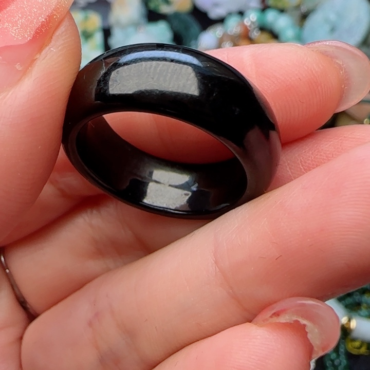 翡翠戒圈未镶嵌天然A货85