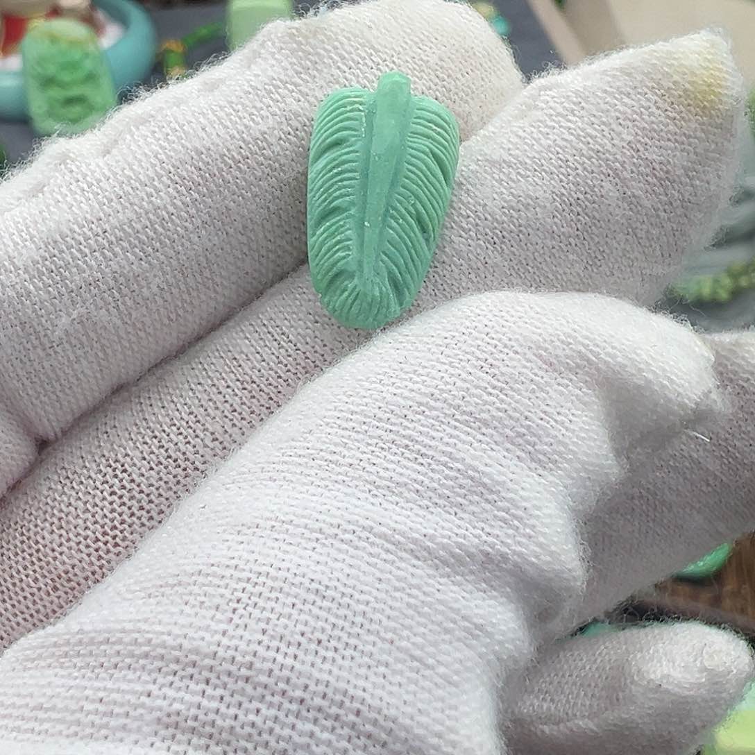 绿松石菜籽黄绿松石Z未镶嵌